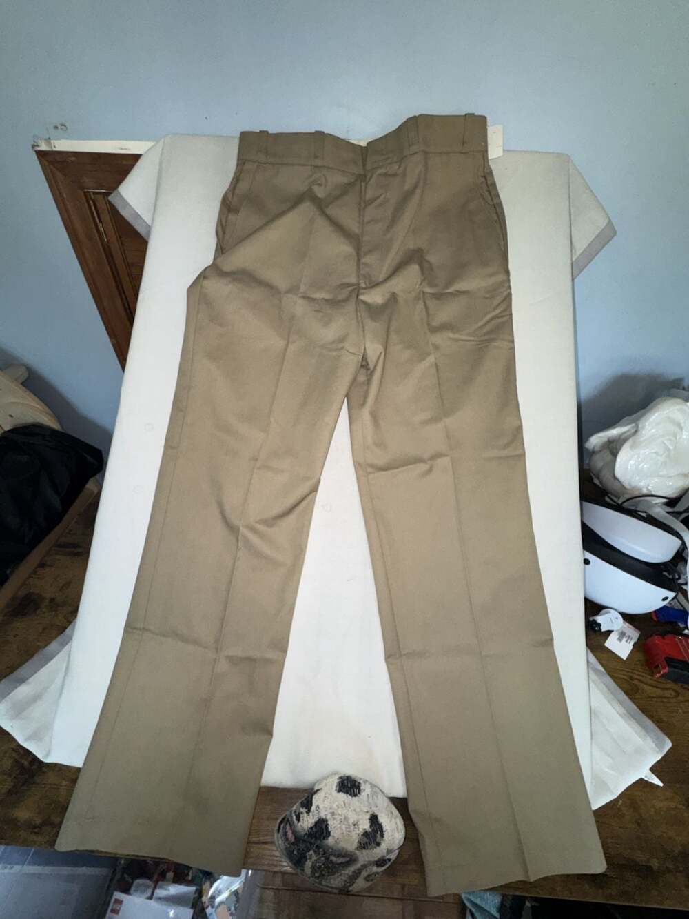 Vintage Sears Fieldmaster Perma Prest Regular Fit Khaki Pants Size 38x32 NWT